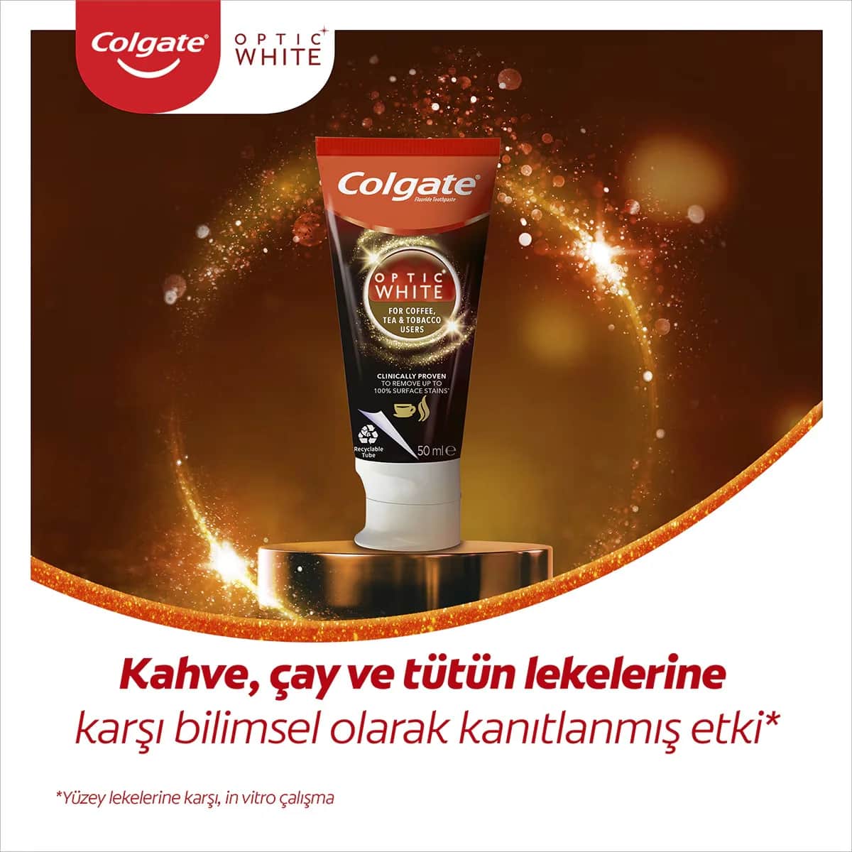 Colgate مجموعة تبييض الأسنان كولجيت أوبتيك وايت شاينينج وايت 50 مل + مجموعة معجون أسنان 50 مل