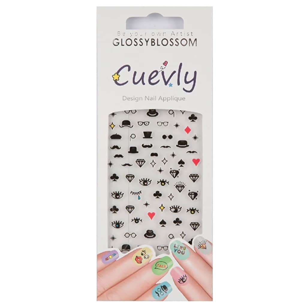 Glossy Blossom Nail Art Sticker Cuevly-96679