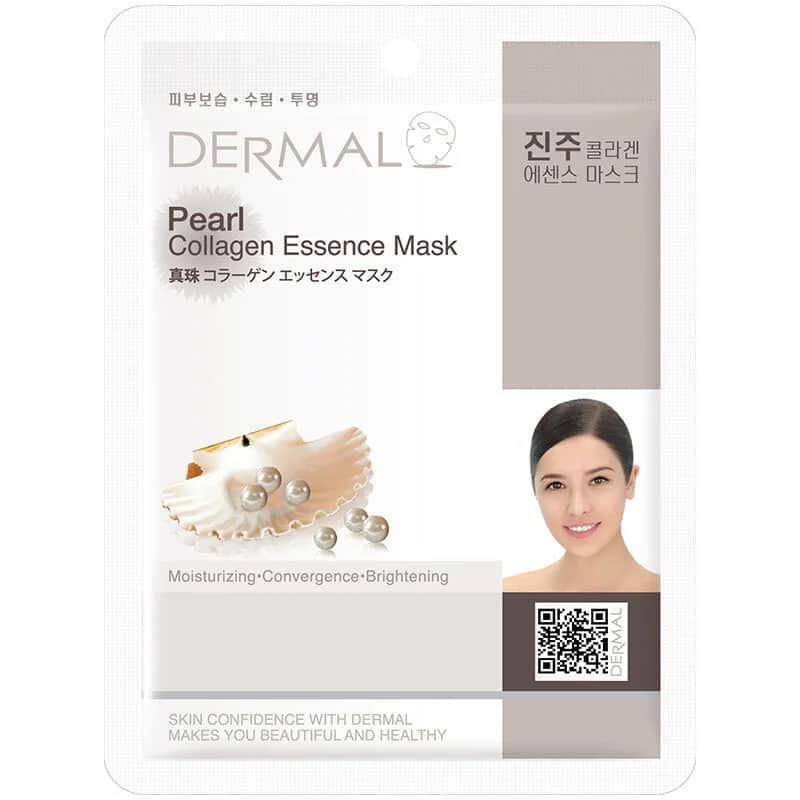 Dermal Brightening Moisturizing Pearl Essence Collagen Night Mask 23 gr
