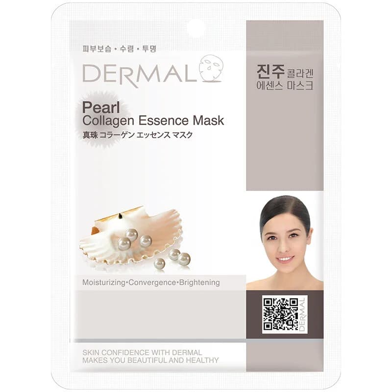 Dermal قناع ليلي مرطب ومفتح للبشرة بخلاصة اللؤلؤ والكولاجين 23 جرام