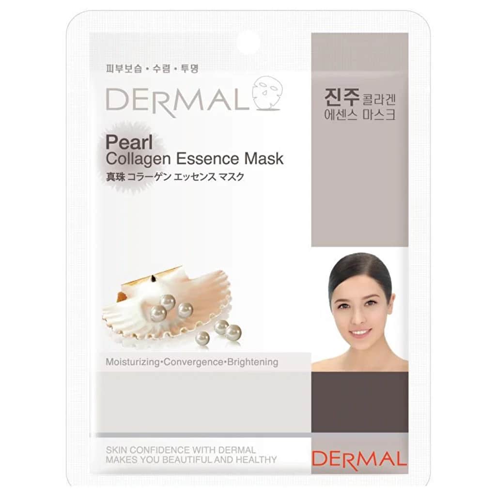 Dermal Brightening Moisturizing Pearl Essence Collagen Night Mask 23 gr