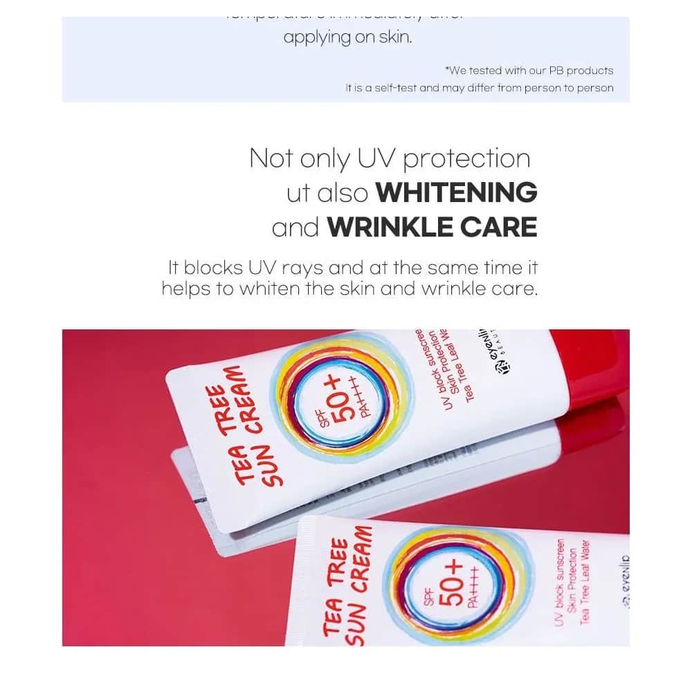 Eyenlip كريم الشمس من شجرة الشاي SPF 50 من اينليب 50 جرام