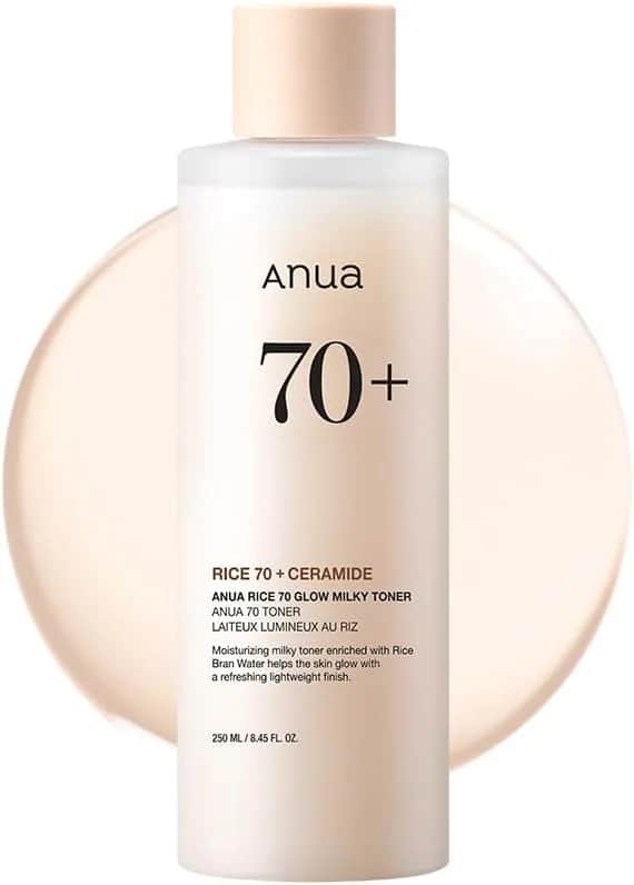 Anua تونر التوهج بخلاصة الأرز من أنوا 250 مل