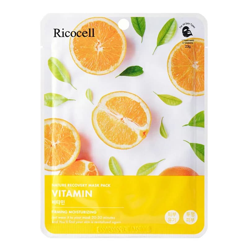 Ricocell قناع ريكوسيل المرطب والمفتح للبشرة بفيتامين سي 23 جم
