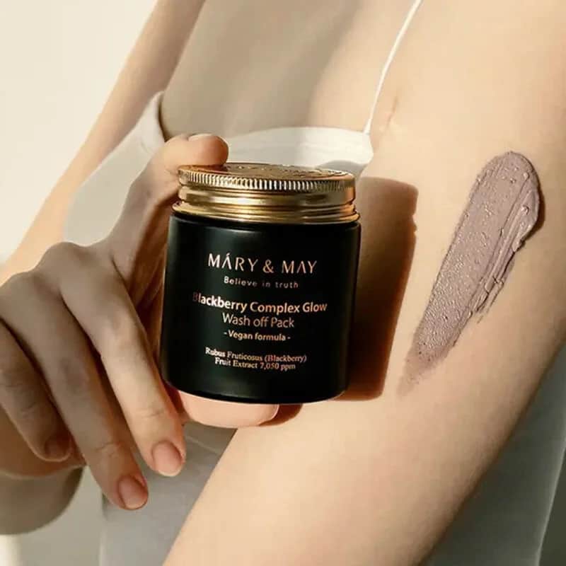 Mary May عبوة غسول الوجه المتوهج من ماري ماي بلاك بيري 125 مل