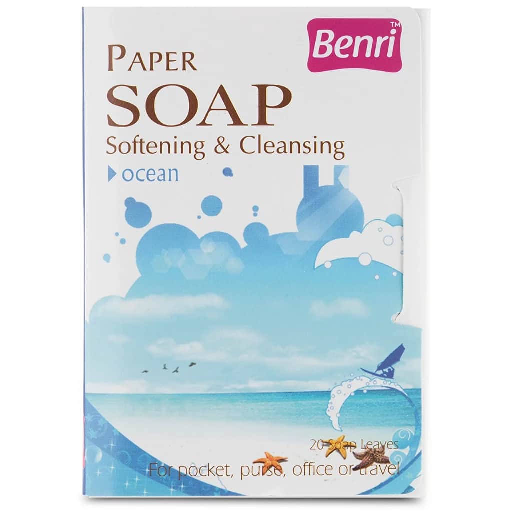 Benri صابون ورقي من بينري أوشن، 20 قطعة