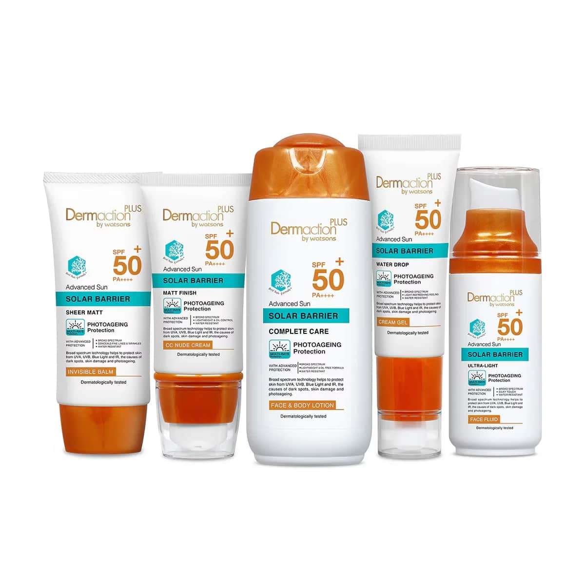 Watsons كريم ديرماكشن بلس من واتسونز للوقاية من الشمس بعامل حماية 50، 50 مل
