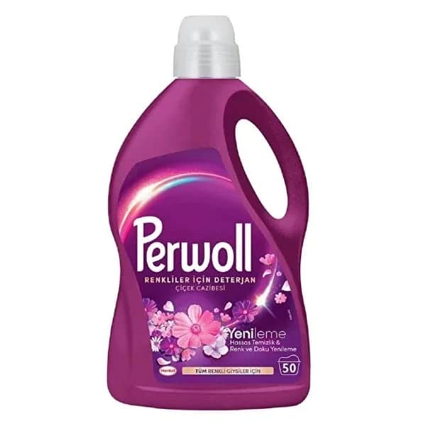 Perwoll منظف سائل بيرول فلاور تشارم كولور 50 غسلة 2750 مل