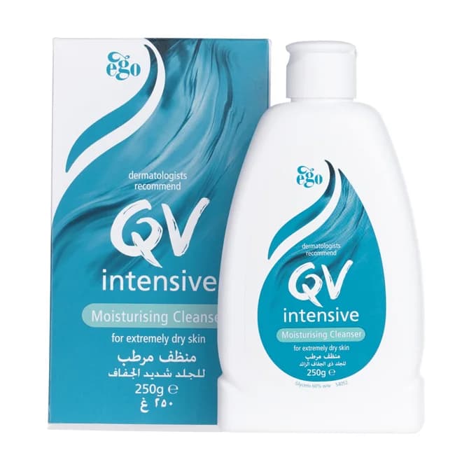 QV منظف مرطب للجلد شديد الجفاف من كيوفي 250 جرام