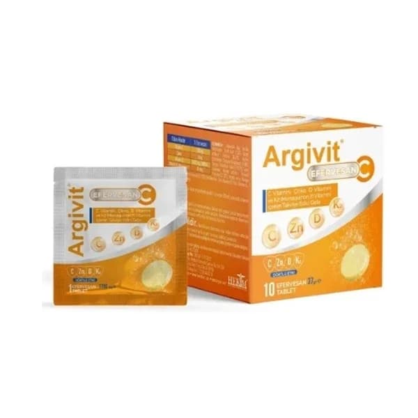 Argivit أرجيفيت فيتامين سي 10 أقراص فوارة