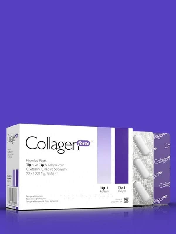 Collagen Forte كولاجين فورت 1300 مجم 90 قرصًا