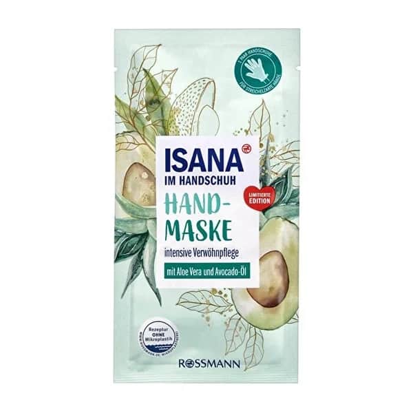 Isana قناع اليدين من إيزانا جلوف بالأفوكادو والصبار، قطعة واحدة