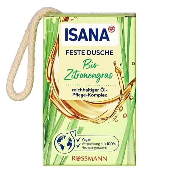 Isana جل استحمام صلب من إيزانا برائحة عشبة الليمون 100 غرام