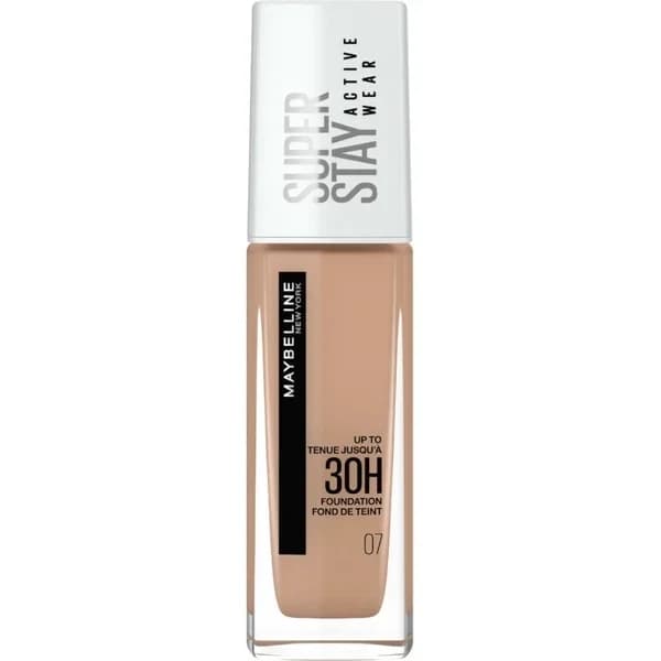 Maybelline كريم أساس مايبيلين نيويورك سوبر ستاي أكتيف وير 07 كلاسيك نيود