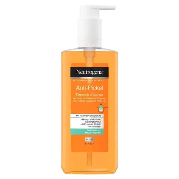 Neutrogena جل نيوتروجينا فيزيبلي كلير لتنظيف الوجه اليومي ومضاد لحب الشباب 200 مل