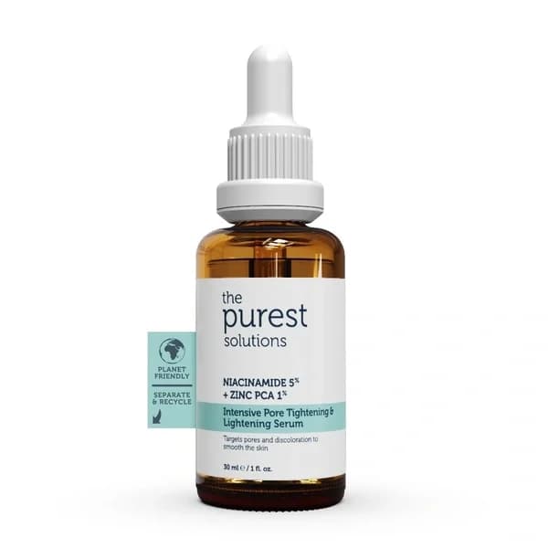 سيروم إزالة الرؤوس السوداء وحب الشباب من ذا بيورست سلوشنز (5% نياسيناميد + 1% زنك PCA) The Purest Solutions