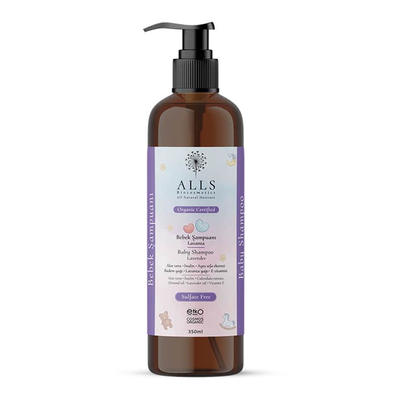 شامبو الأطفال العضوي بخلاصة اللافندر 350 مل من أولز بيوكوزمتيكس Alls Biocosmetics