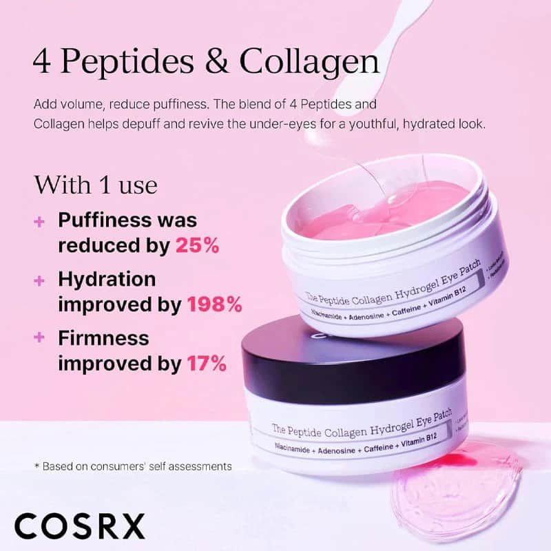 COSRX رقعة العينين من هيدروجيل الكولاجين الببتيد من كوسركس 60 لصقة