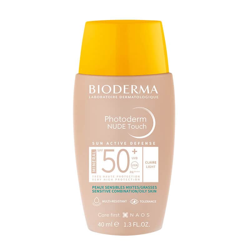 Bioderma بيوديرما فوتوديرم نود تاتش بعامل حماية من الشمس 50+ فاتح 40 مل