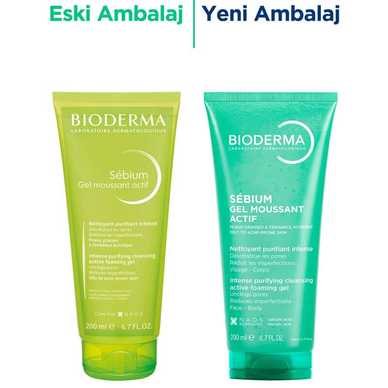 Bioderma بيوديرما سيبيوم جل رغوي فعال 200 مل