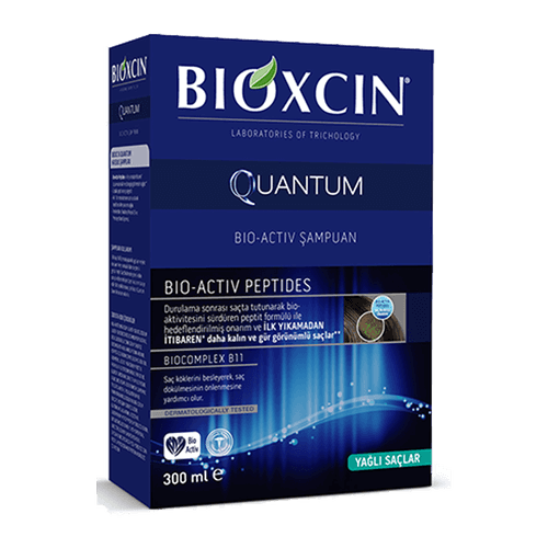 Bioxcin شامبو بيوكسين كوانتم المضاد لتساقط الشعر للشعر الدهني 300 مل
