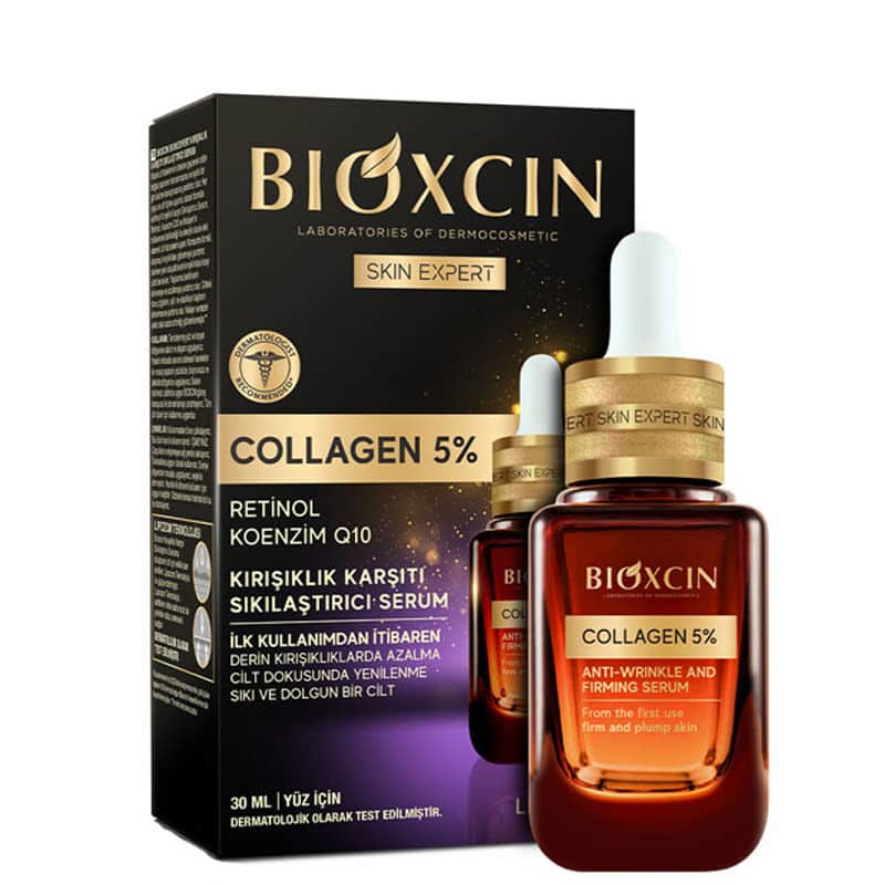 Bioxcin سيروم بيوكسين كولاجين ٥٪ المضاد للتجاعيد وشد البشرة ٣٠ مل