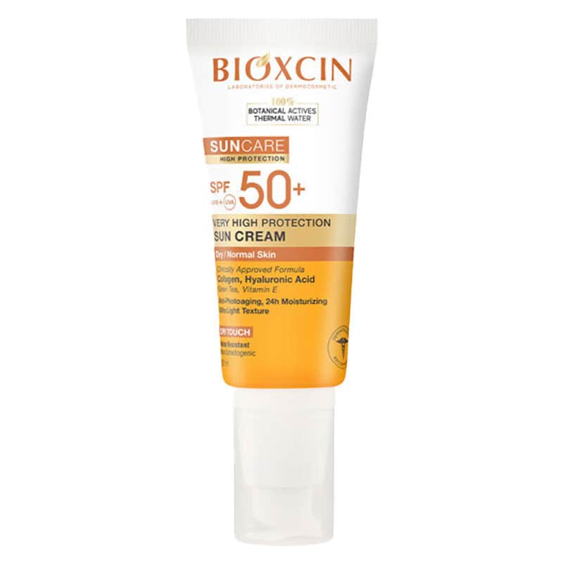 Bioxcin بيوكسين صن كير واقي شمس عالي الحماية للبشرة الجافة بعامل حماية 50+ 50 مل