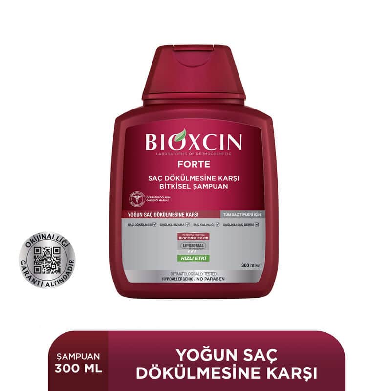 Bioxcin مجموعة بيوكسين فورتي المكثفة لعلاج تساقط الشعر: سيروم بيوكسين فورتي + كيراتين 60 كبسولة + شامبو