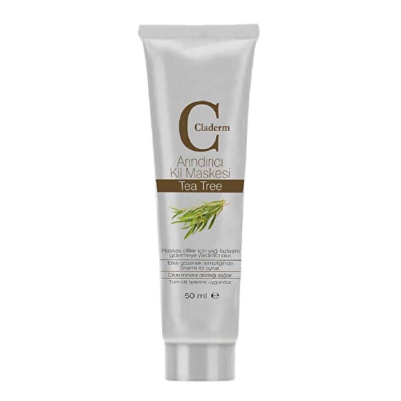 Claderm قناع الطين بشجرة الشاي من كلاديرم 50 مل