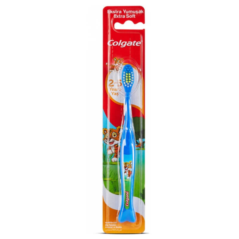Colgate فرشاة أسنان كولجيت إكسترا سوفت للأطفال من عمر سنتين إلى خمس سنوات