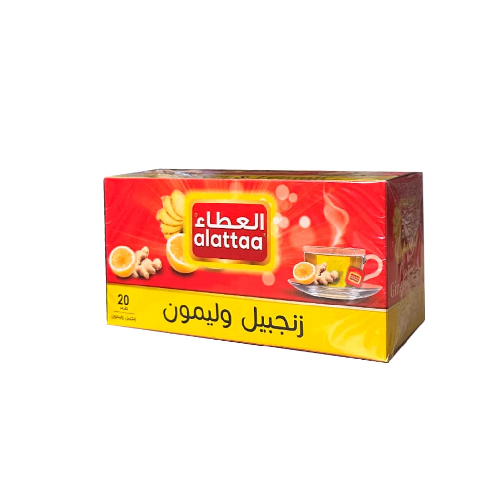 Al-Ataa مشروب الزنجبيل والليمون من العطاء 20 ظرف