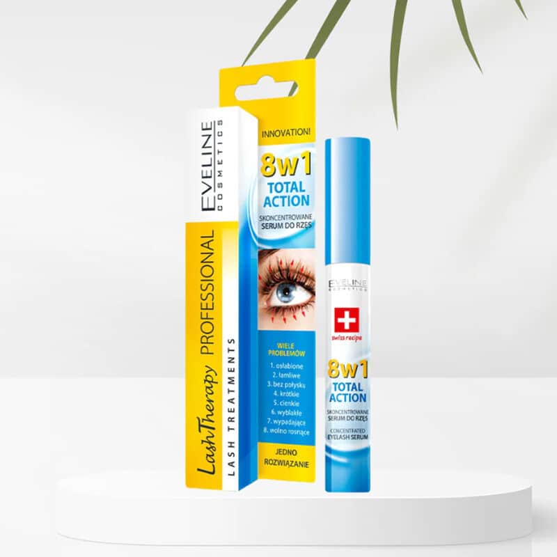 Eveline Cosmetics سيروم الرموش المركز 8 في 1 من إيفلين كوزمتكس، 10 مل