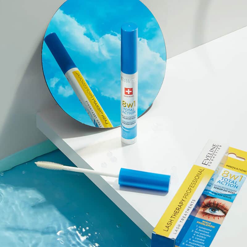 Eveline Cosmetics سيروم الرموش المركز 8 في 1 من إيفلين كوزمتكس، 10 مل