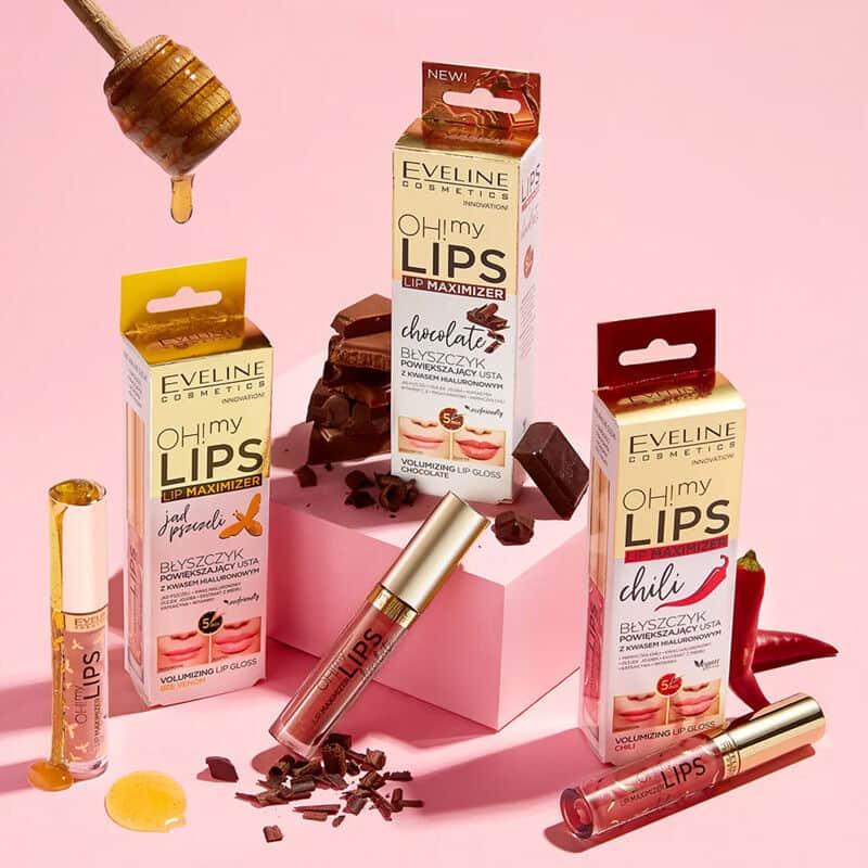 Eveline Cosmetics ملمع شفاه أوه ماي ليبس من إيفلين كوزمتكس، 4.5 مل، لون الفلفل الحار