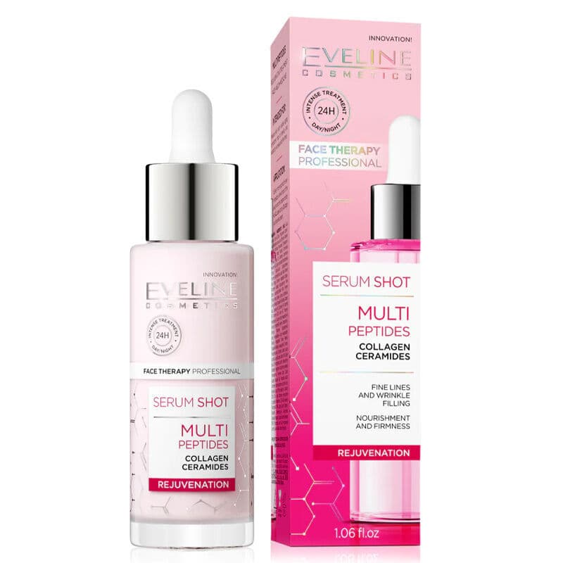 Eveline Cosmetics سيروم متعدد الببتيدات والكولاجين من إيفلين كوزمتكس، 30 مل