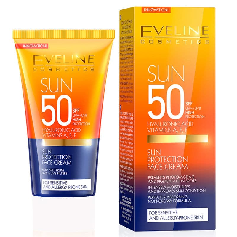 كريم واقي الشمس للوجه SPF 50 50 مل من إيفلين Eveline