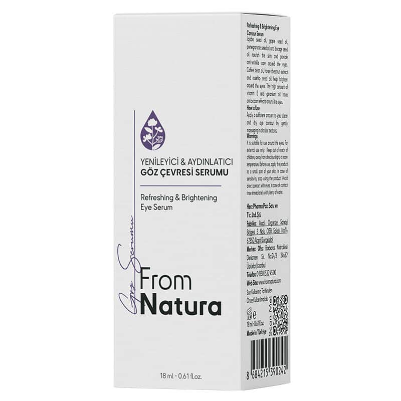 From Natura Regenerating And Brightening Eye Contour Serum 18 ml