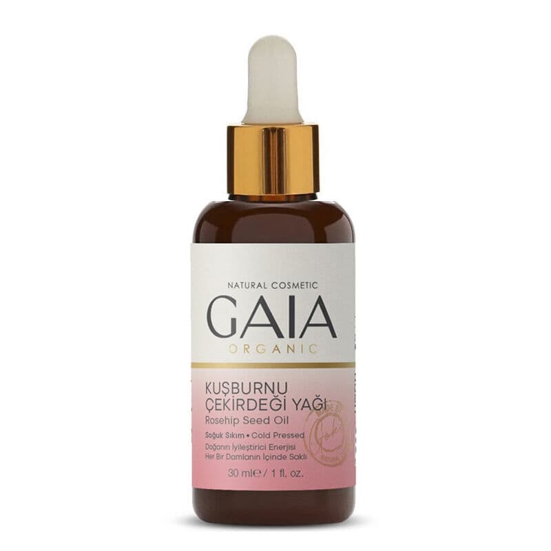 Gaia Organic زيت ثمر الورد العضوي المعصور على البارد من جايا 30 مل