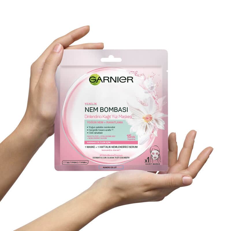 Garnier قناع غارنييه مويستشر بومب الورقي المريح للوجه، 28 غرام