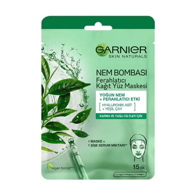Garnier قناع غارنييه مويستشر بومب الورقي المنعش للوجه 28 جم