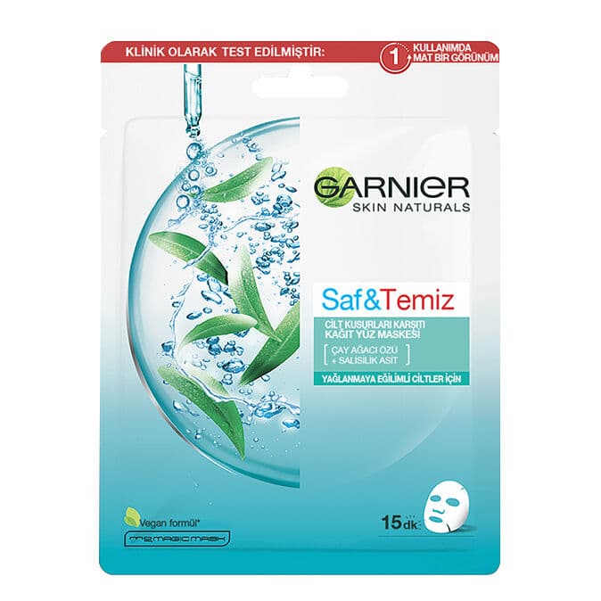 Garnier قناع غارنييه بيور آند كلين للوجه، 23 غرام