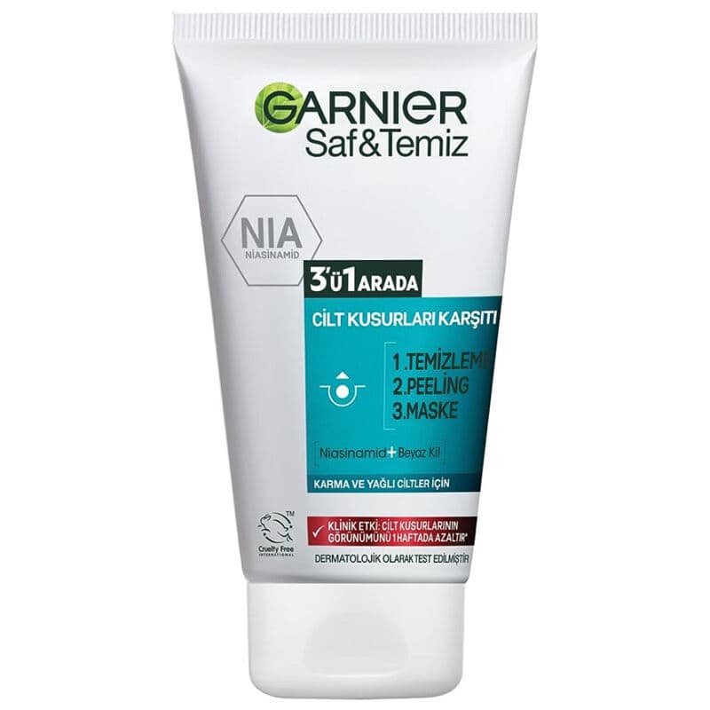 Garnier Pure & Clean 3 in 1 cleanser 150 ml