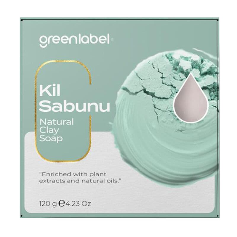 Greenlabel صابون الطين جرين ليبل 120 جرام