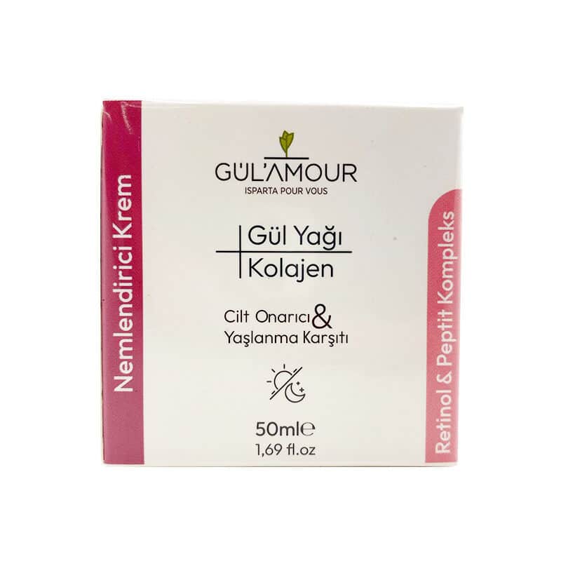 Gülamor Moisturizing Cream With Rose Oil And Collagen 50 ml