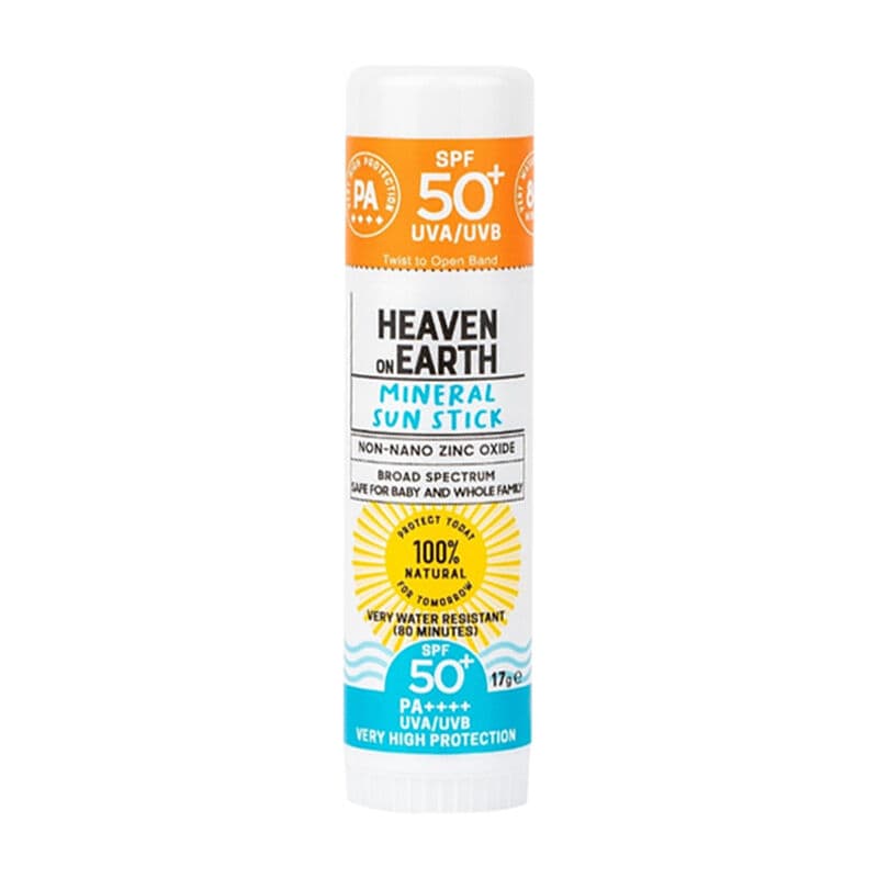 ستيك واقي شمس معدني SPF50+ بوزن 17 جرام من هيفين أون إيرث Heaven On Earth