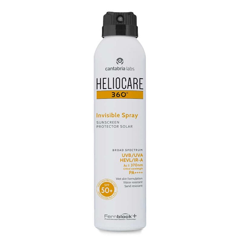 Heliocare كريم هيليوكير 360 غير مرئي بعامل حماية من الشمس 50+ بخاخ 200 مل