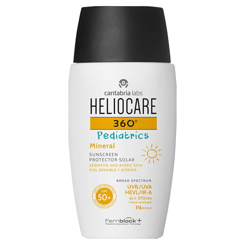 Heliocare هيليوكير 360 للأطفال واقي شمس معدني بعامل حماية 50+ 50 مل