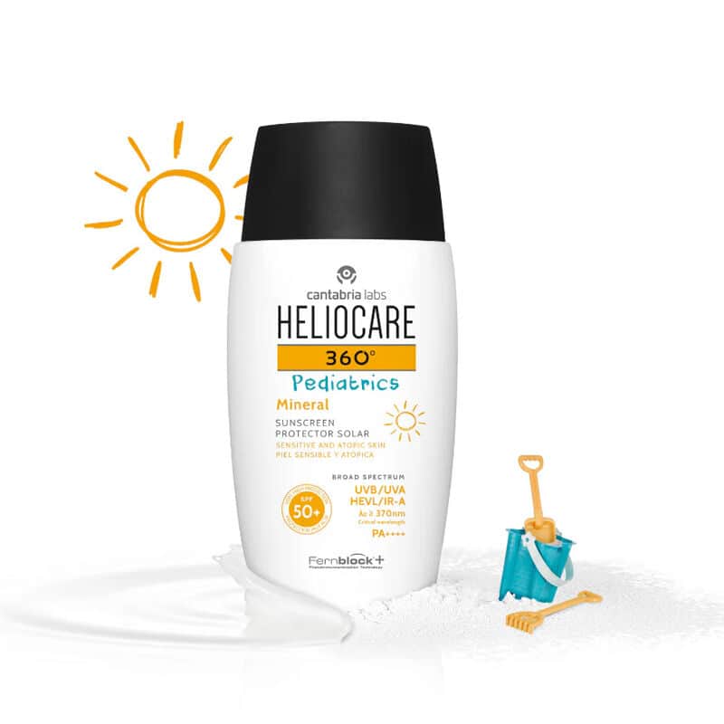 Heliocare هيليوكير 360 للأطفال واقي شمس معدني بعامل حماية 50+ 50 مل