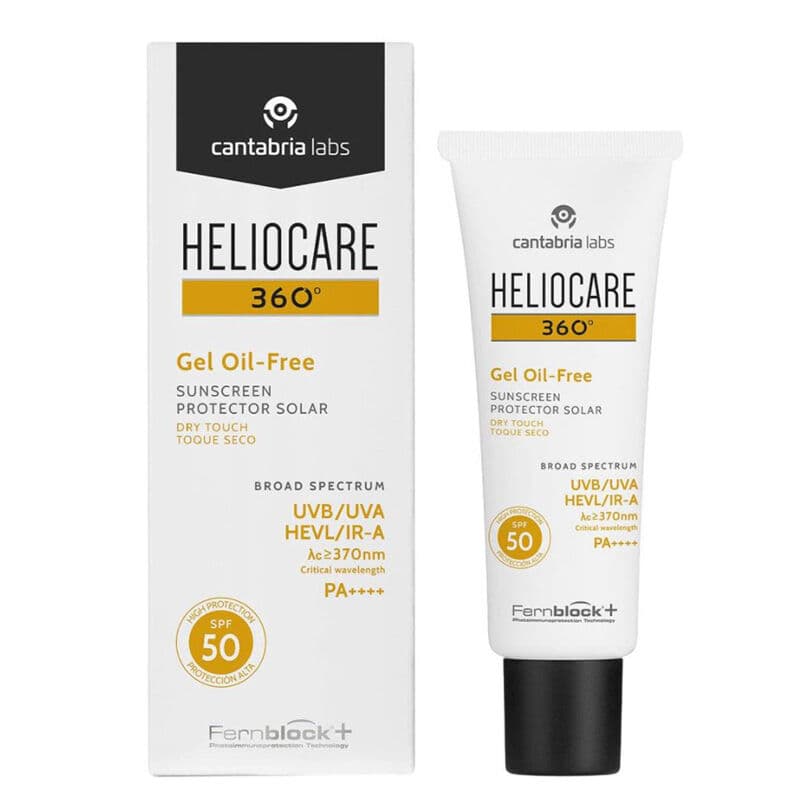 Heliocare جل هيليوكير 360 الخالي من الزيوت بعامل حماية من الشمس 50+ 50 مل