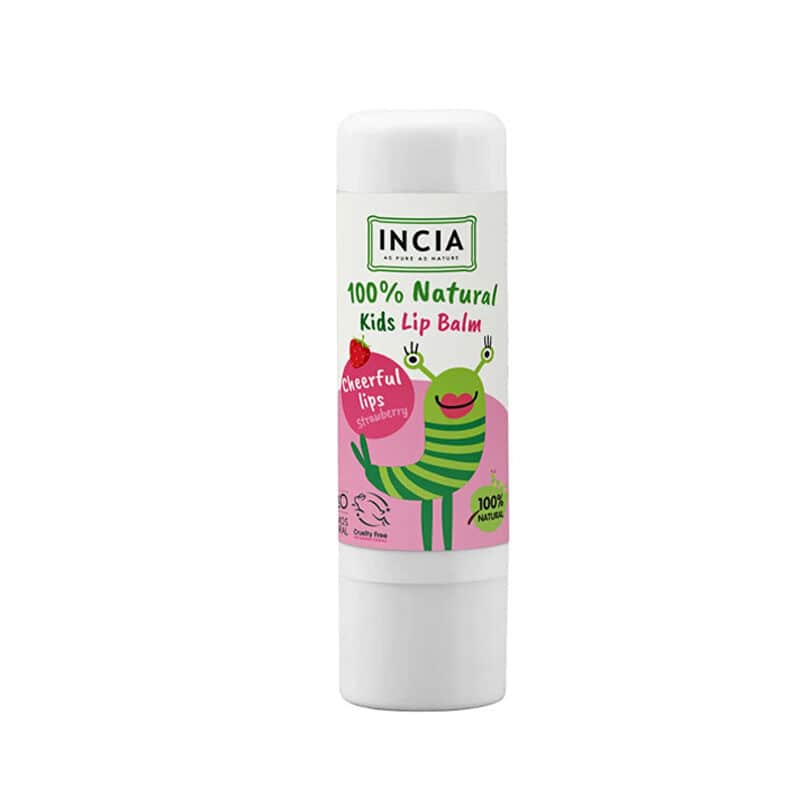 INCIA مرطب شفاه طبيعي 100% للأطفال من إنشيا، 6 غرام
